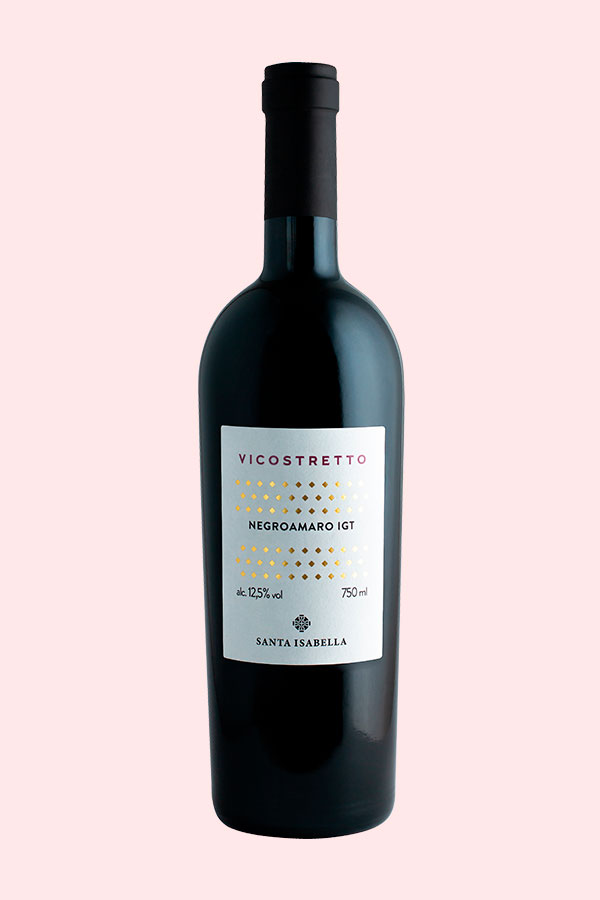 Vinho Vicostretto Negroamaro IGT 750ml