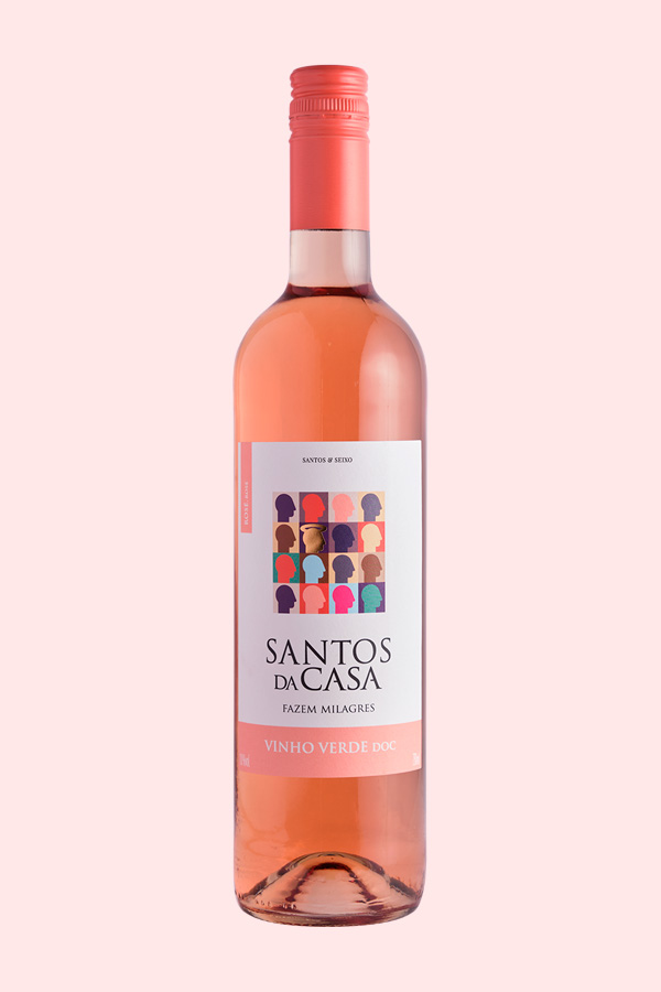 Santos da Casa vinho verde Doc Rose